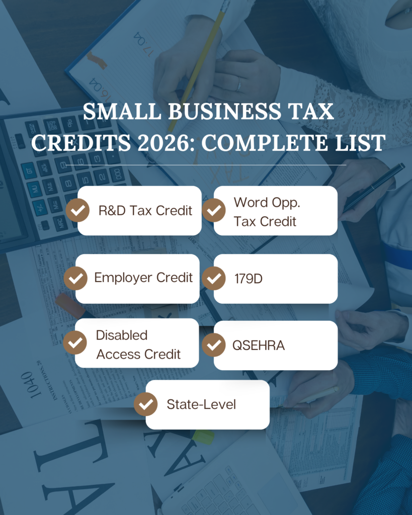 Small Business Tax Credits 2026 | Indago