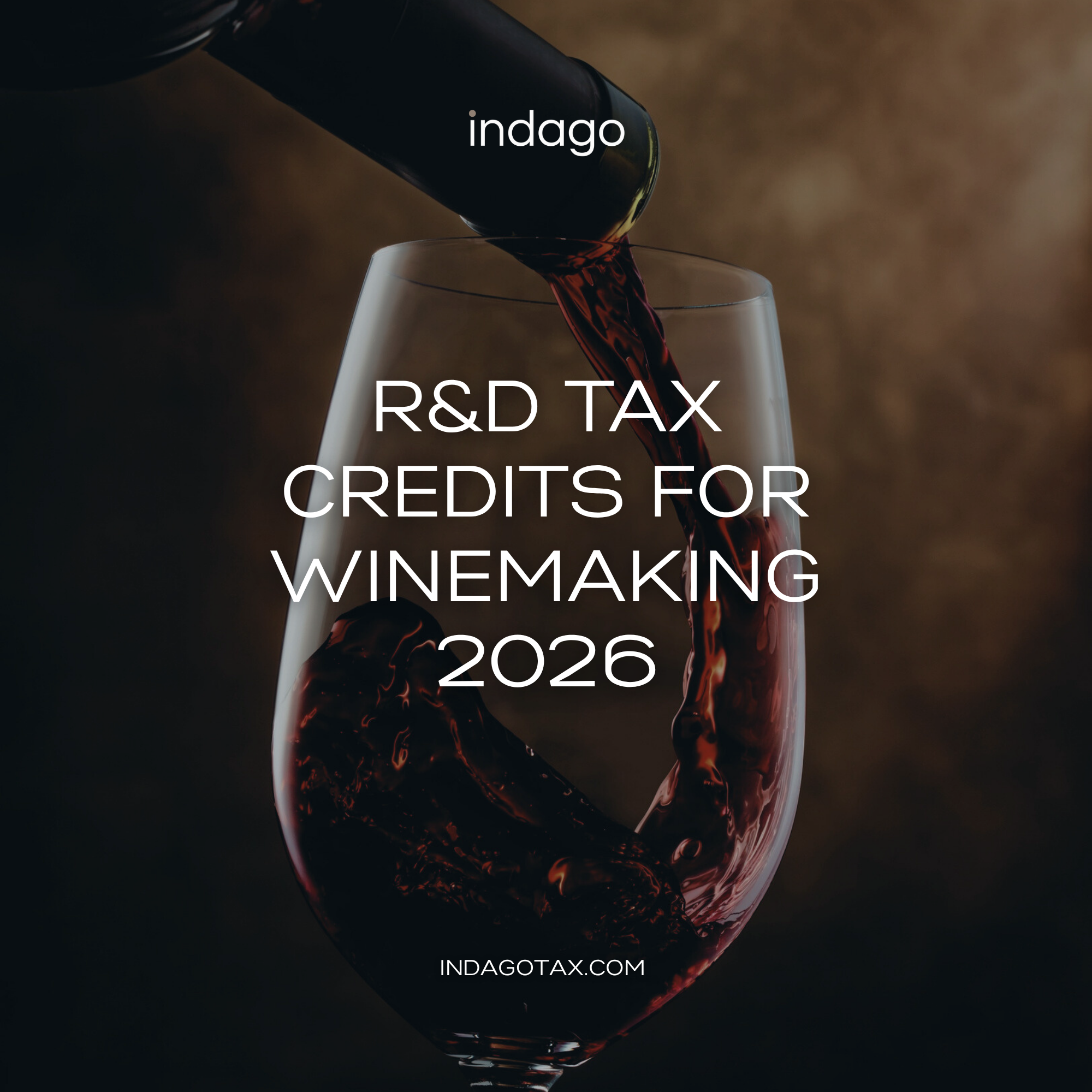 Indago | R&D Tax Credits for Winemaking 2026